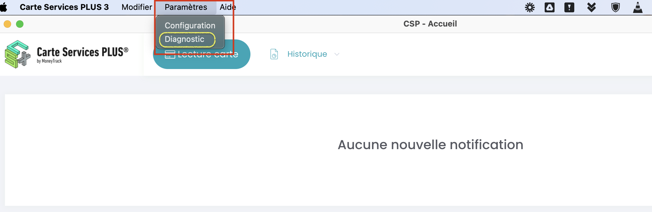 Connexion Lecteur